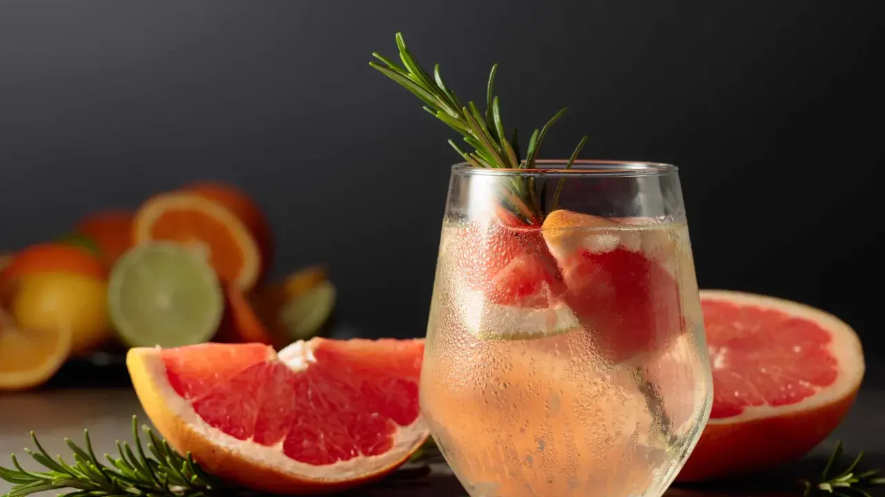 Erfrischender Botanist Gin mit Grapefruit und Rosmarin. So trinkt man Gin im Sommer.