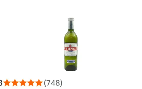 Grüne Flasche Pernod mit dem charakteristischen Pernod Geschmack. Beliebt seit 1805.