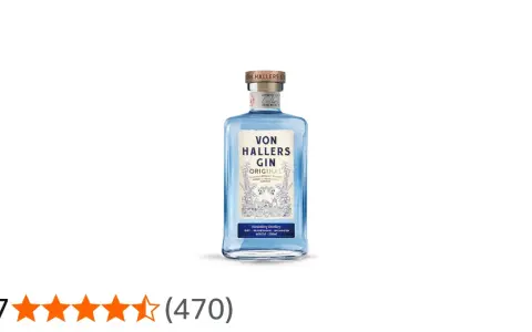 Von Hallers Gin Original, ein deutscher Gin aus dem Botanischen Garten. Perfekt für einen erfrischenden Gin Tonic.