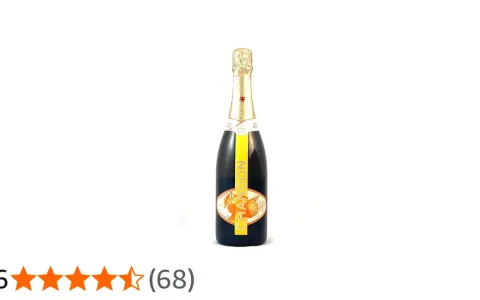 Flasche Chandon Spritz mit orangenem Etikett und Stern.