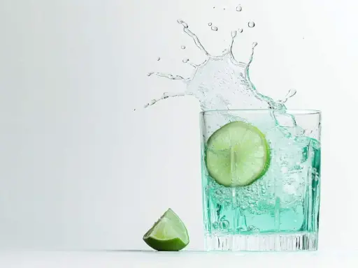 Erfrischender Spritzer Tonic Water mit Limette. So schmeckt er: prickelnd und zitronig-herb.