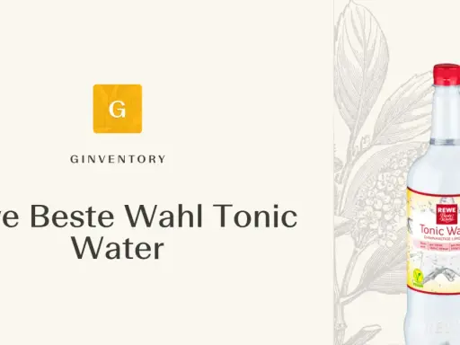Flasche Rewe Beste Wahl Tonic Water mit Chinin. Perfekt für Gin-Liebhaber.