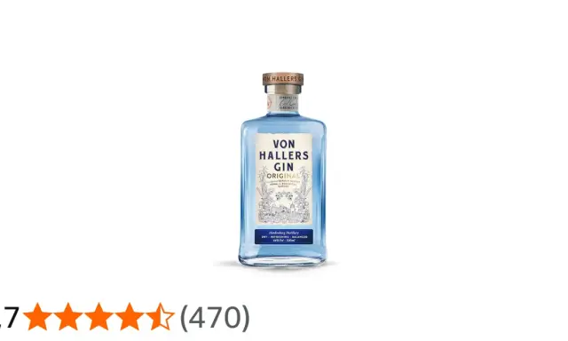 Von Hallers Gin Original, ein deutscher Gin aus dem Botanischen Garten. Perfekt für einen erfrischenden Gin Tonic.